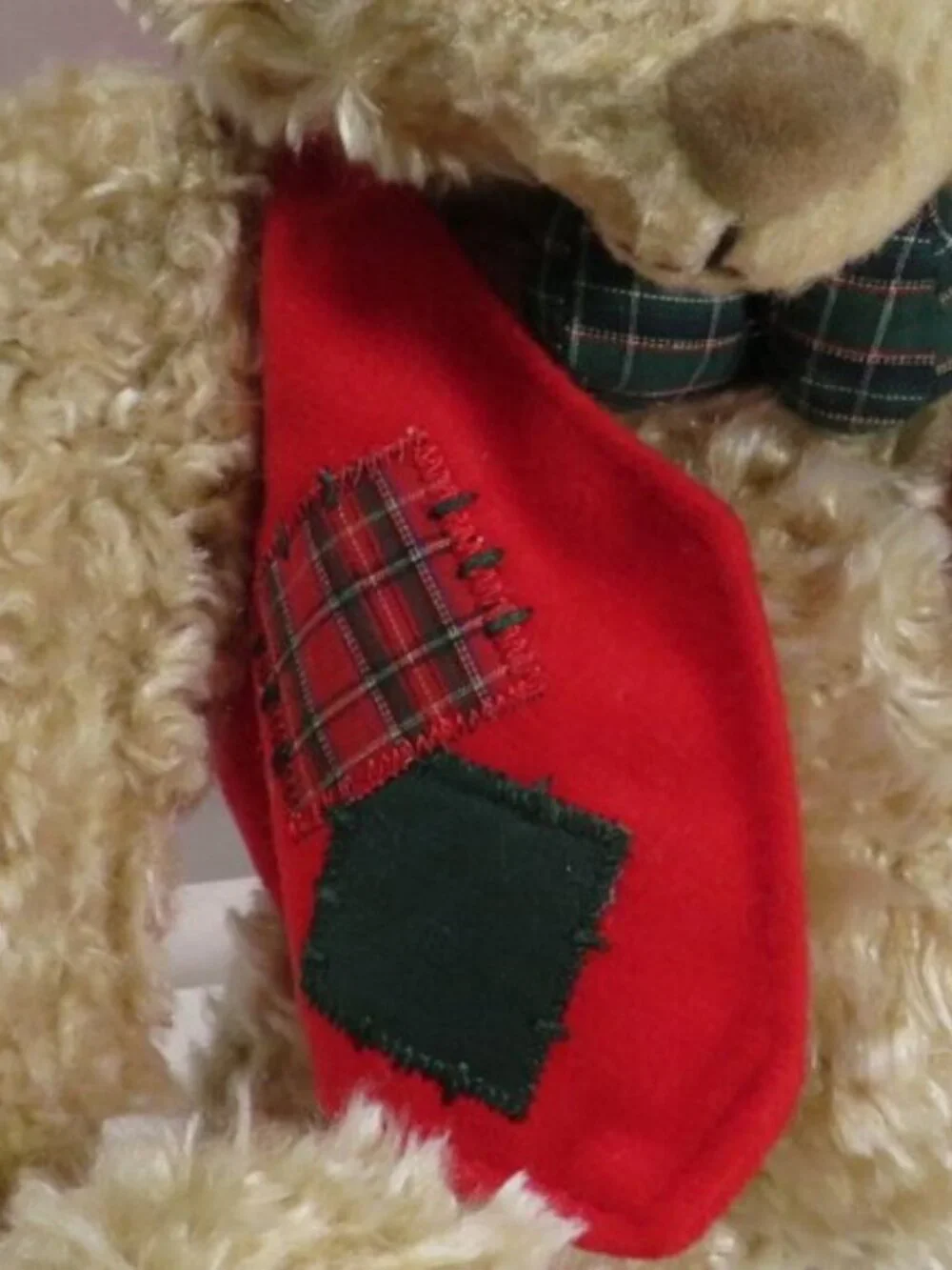 Vintage Teddy Bear Plush Lot of 3 Hallmark Tyler Teddy Geppeddo Fiesta Christmas